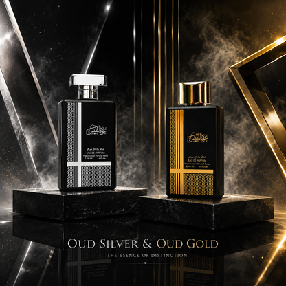 Oud Ul Nafees Gold & Silver Perfume Set