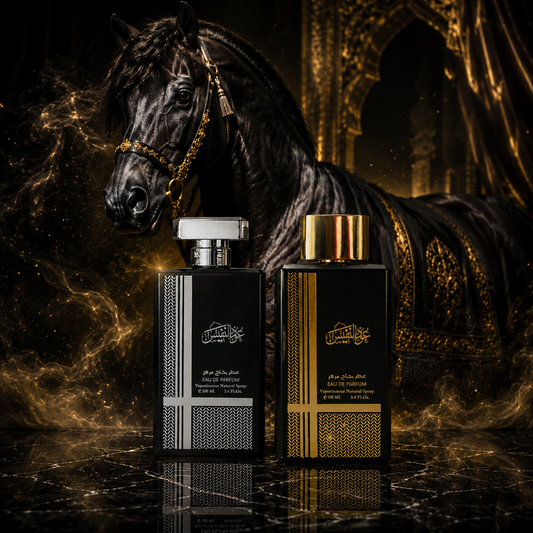 Oud Ul Nafees Gold & Silver Perfume Set